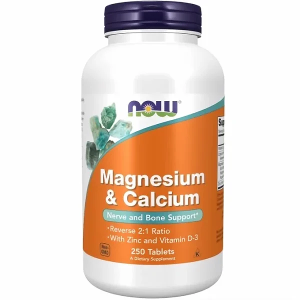 Now Foods Calcium & Magnesium 240 tabletter