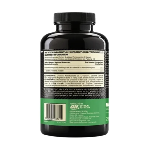 Optimum Nutrition creatine 2500 200 capsules - Bild 2