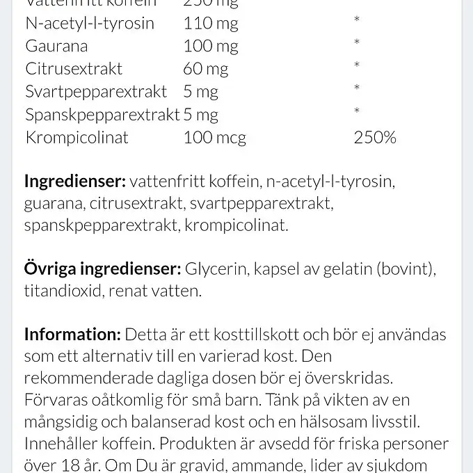 Nutrex Lipo6 extrem potency 60 capsules - Bild 2