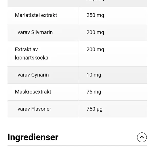 Zein Pharma Milk thistle Complex 525mg 90 tablets - Bild 2