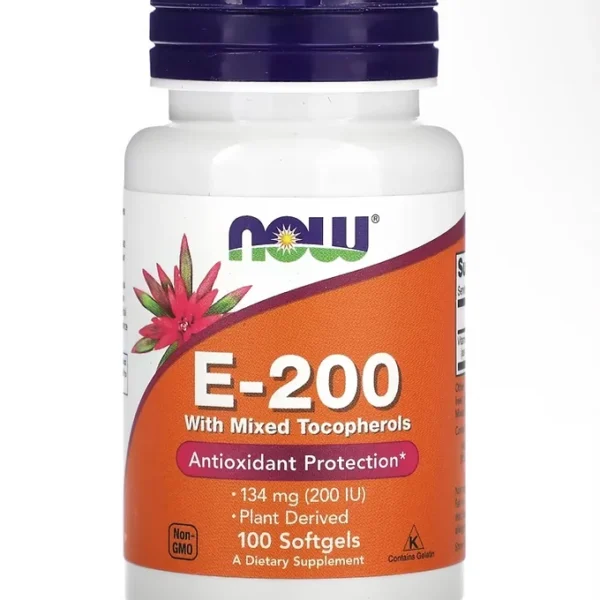 Now Foods Vitamin E-200 NOW 100 softgels