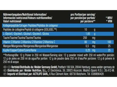 Weider Premium Collagen Unflavoured 300g - Bild 3
