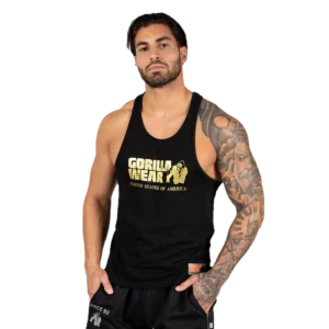 Gorilla Wear Classic Tank Top Svart/Guld