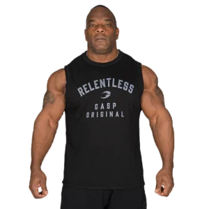 GASP Relentless Vintage Tank Svart