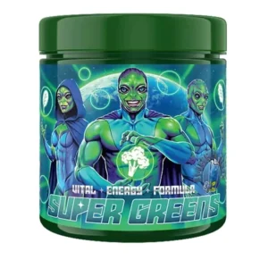 Swedish supplements Super Greens (Blue Berry Slush) 250g