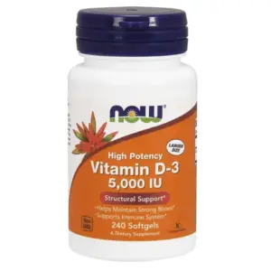 Now foods Vitamin D3 5000 IU 240 softgels